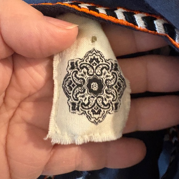 ODD MOLLY Anthropologie Boho Sheer Embroidered Pocket Button Down M - Picture 11 of 16